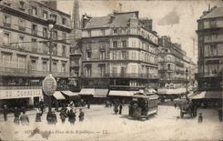 Rouen - the Place of the Republic - CPA