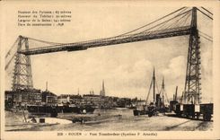 Rouen - Transporter bridge - CPA