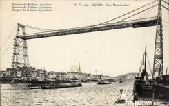 Rouen - Transporter bridge - CPA