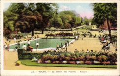 Rouen - the Botanical garden - CPA