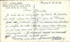 Rouen - the Gros Horloge - CPA