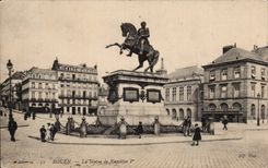 Rouen - Statue of Napoleon I - CPA