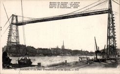 Rouen - Transporter bridge - CPA