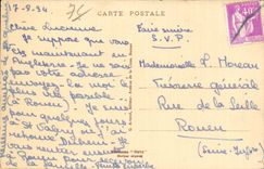 Saint Valery in Caux - Yacht returning to the Port - CPA