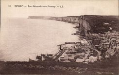 Yport - View towards Fecamp - CPA