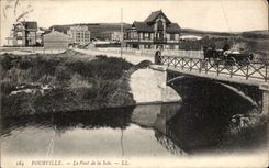 Pourville - the Bridge of the Saw - CPA