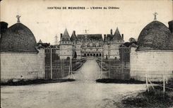 Castle of Mesnieres - Entrance of the Castle - CPA