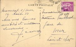 Berneval on Sea - Sea and Cliffs - CPA