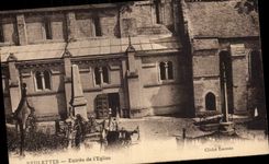 Veulettes les Bains - Entrance of Church - CPA