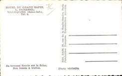 Villequier - Hotel of the Large Fir tree - Duhamel - CPA