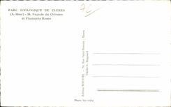 Cleres - jardines zoologicos - ataque frontal del castillo - CPA