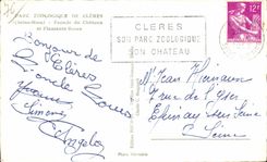 Cleres - jardines zoologicos - ataque frontal del castillo - CPA