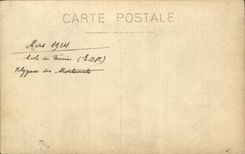 Real photo Militaria Soldiers March 1924 Ecoled E Genius (EOR) Polygon of Mortemets Satory