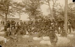 Real photo Soldiers militaria alpine Hunters