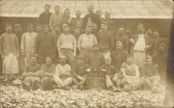 Real photo Pithiviers Soldiers militaria