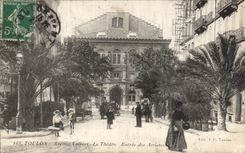 CPA Toulon Colbert Avenue the theater Entrance of the artists