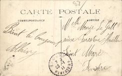 CPA Toulon Colbert Avenue the theater Entrance of the artists