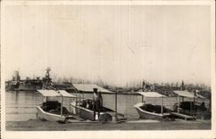 CPA Toulon the port Invitation with the walk