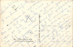 CPA Toulon the port Invitation with the walk