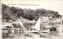 CPA Toulon the Brown course Marguerite Station