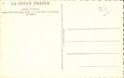 Oro de la isla de Raphael Azay del santo de CPA con el sol de la fijacion