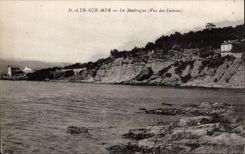 CPA St Cyr on sea the Madrague (seen cliffs)
