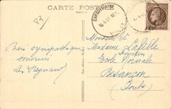 CPA Hyeres el efecto de las palmeras del sol en el mar con la playa en la parte inferior el oro de las islas