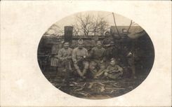 Real photo Militaria Soldiers