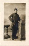Real photo Vernon Militaria Soldier 1915 Family Gourny Prichet
