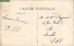 Real photo Militaria Soldiers Camp of Laffite Houses