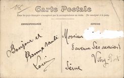 Bourges - estatua del corazon de Jacques - CPA