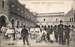 Poitiers - Interior of the Barracks of Dominican Militaria - CPA