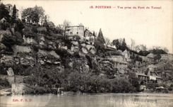 Poitiers - Seen from of the Bridge of the Tunnel - CPA