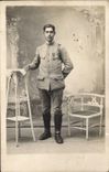 Real photo Soldat decorates Militaria