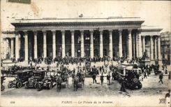 Paris - 2 - the Palate of the Stock Exchange - CPA