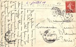 Compiegne - panorama del santo principal Jean - CPA