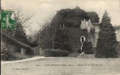 Tancarville - Ruins of the Tower of the Lion - CPA