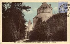 Tancarville - Entrance of the Castle - CPA