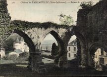 Tancarville - Ruines de la Chapelle - CPA 