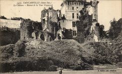 Tancarville - Le Chateau - Ruines de la Tour Coquesart - CPA 