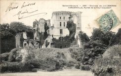 Tancarville - Ruines de la Tour Coquesart - CPA 