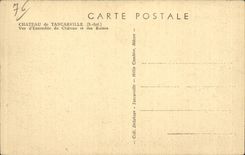 Tancarville - Le Chateau et des Ruines - CPA