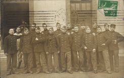 Real photo Soldiers Militaria Paris