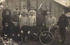 Real photo Soldat Militaria Velo Cycles Cycling