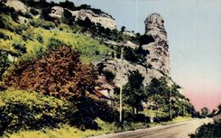 Oissel - the Rock of the Pinion - CPA