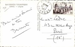 Tourist Correze - Gimel - Church - CPA