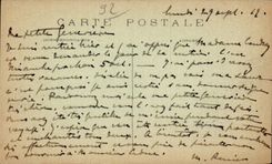 Rueil - Castle of Malmaison - Living room of Music Grips - CPA