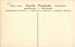 Pierrefonds - el castillo - visto de Lake Hotel del lago - CPA