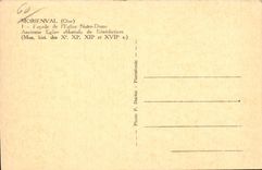 Morienval - Notre Dame Church - CPA