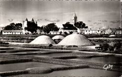 Island of Noirmoutiers - Salt marshes and View - CPA